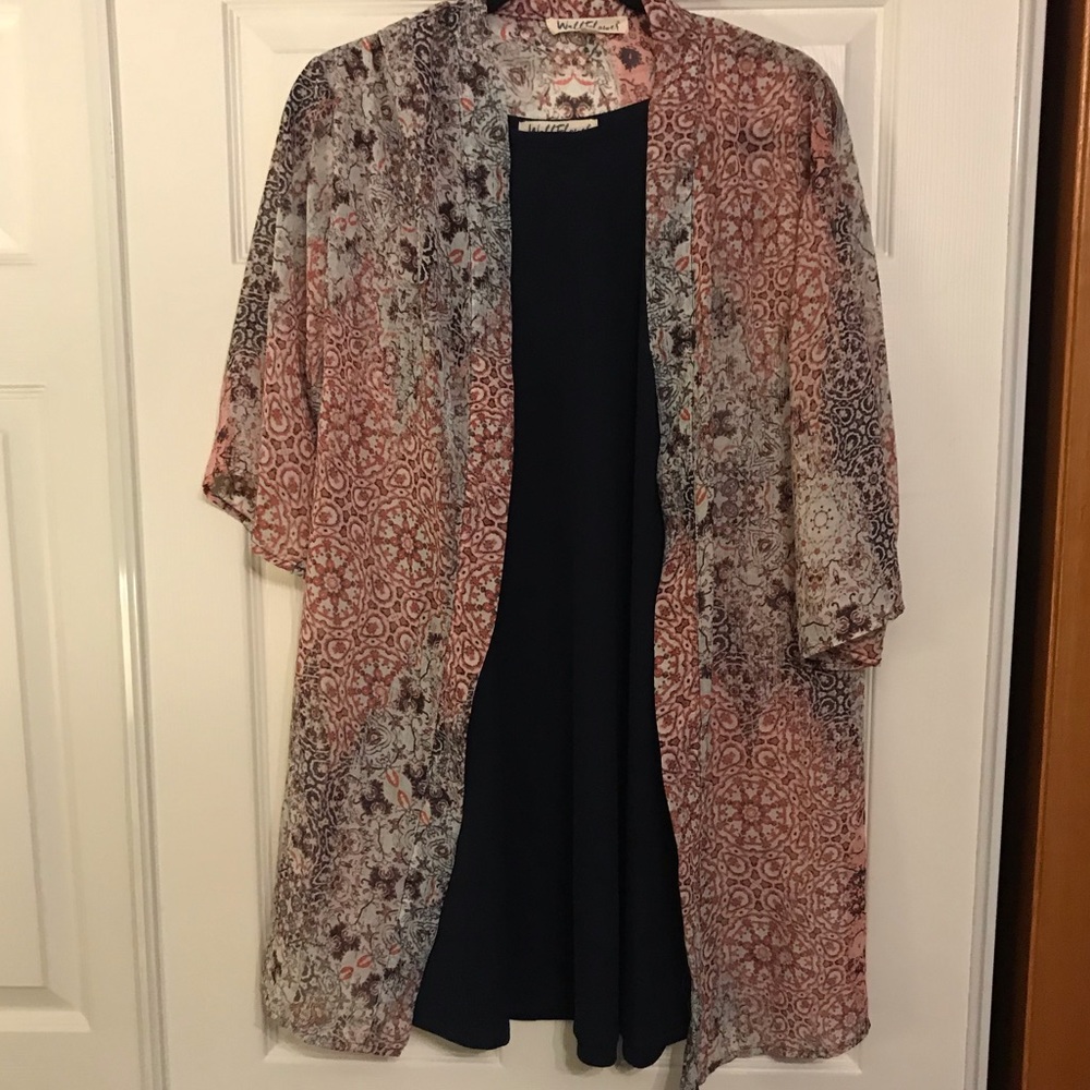 Summer dress and matching kimono set.